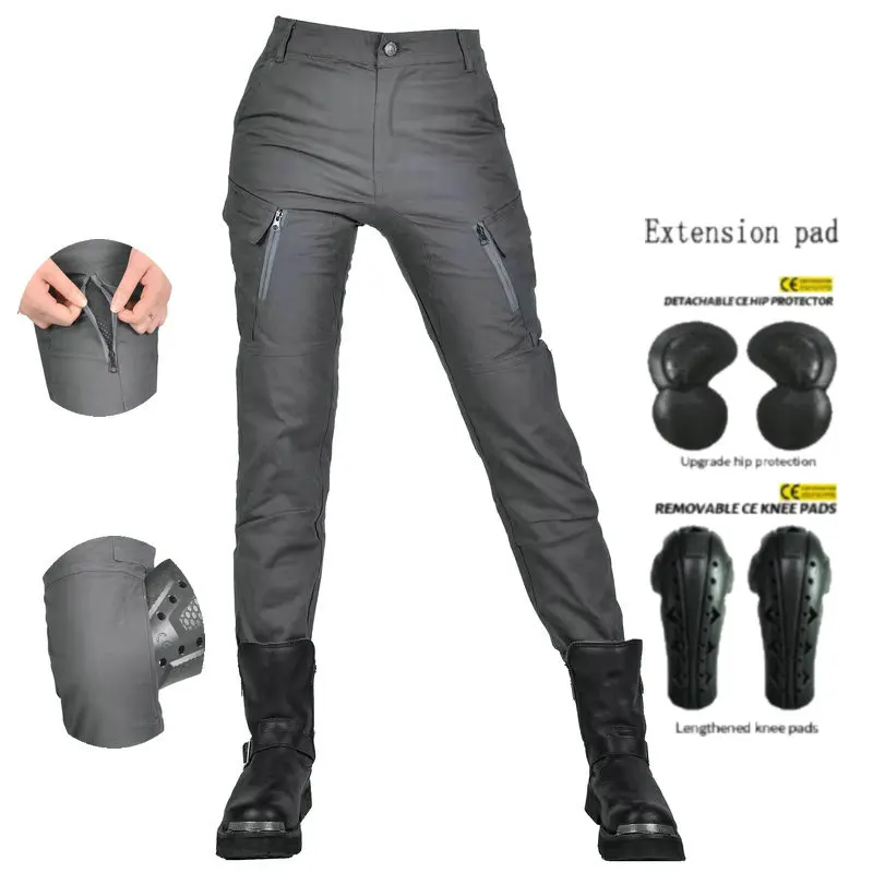 

Volero Motorcycle Riding Pants For Women Mesh Breathable Motocross Cycling Jeans Female Knight Daily Protection Casual Trousers