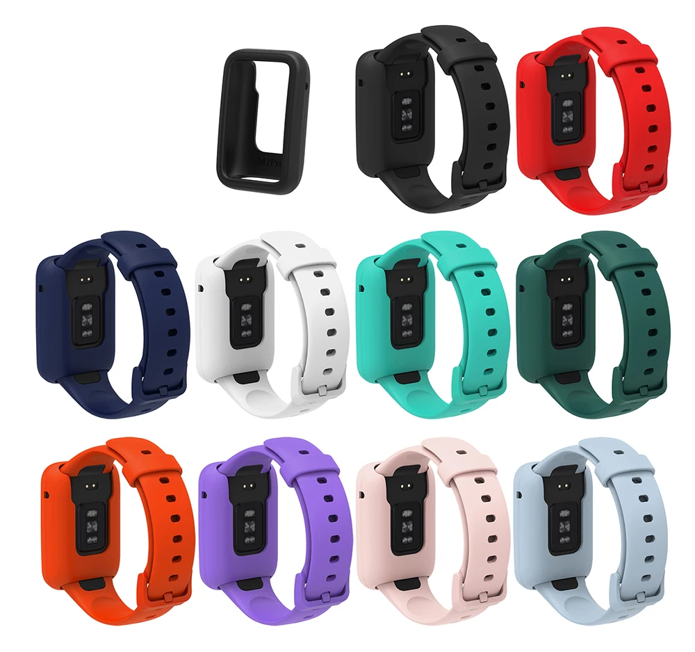 Silicone Case + Strap For Xiaomi Mi Band 7 Pro Wristband Bracelet Accessories