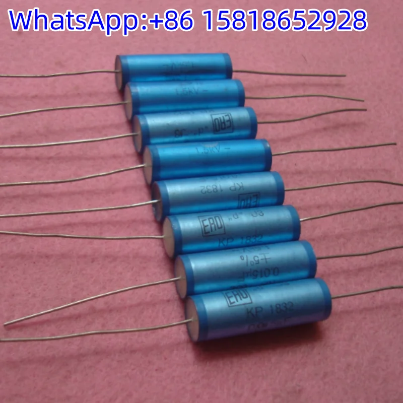 2pcs 1500V 0.015UF German ERO Blue Elf KP1832 series tube amplifier antique audio guitar non-polar capacitor