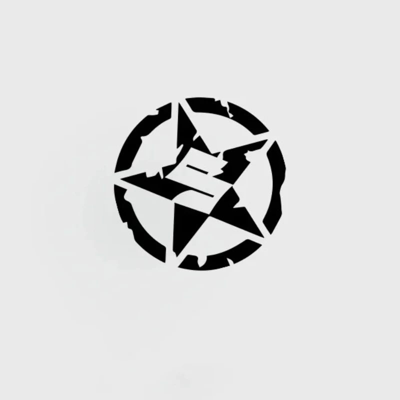 Personalized Five Pointed Star Vinyl Sticker Waterproof Car Decals for SUZUKI JIMNY Swift