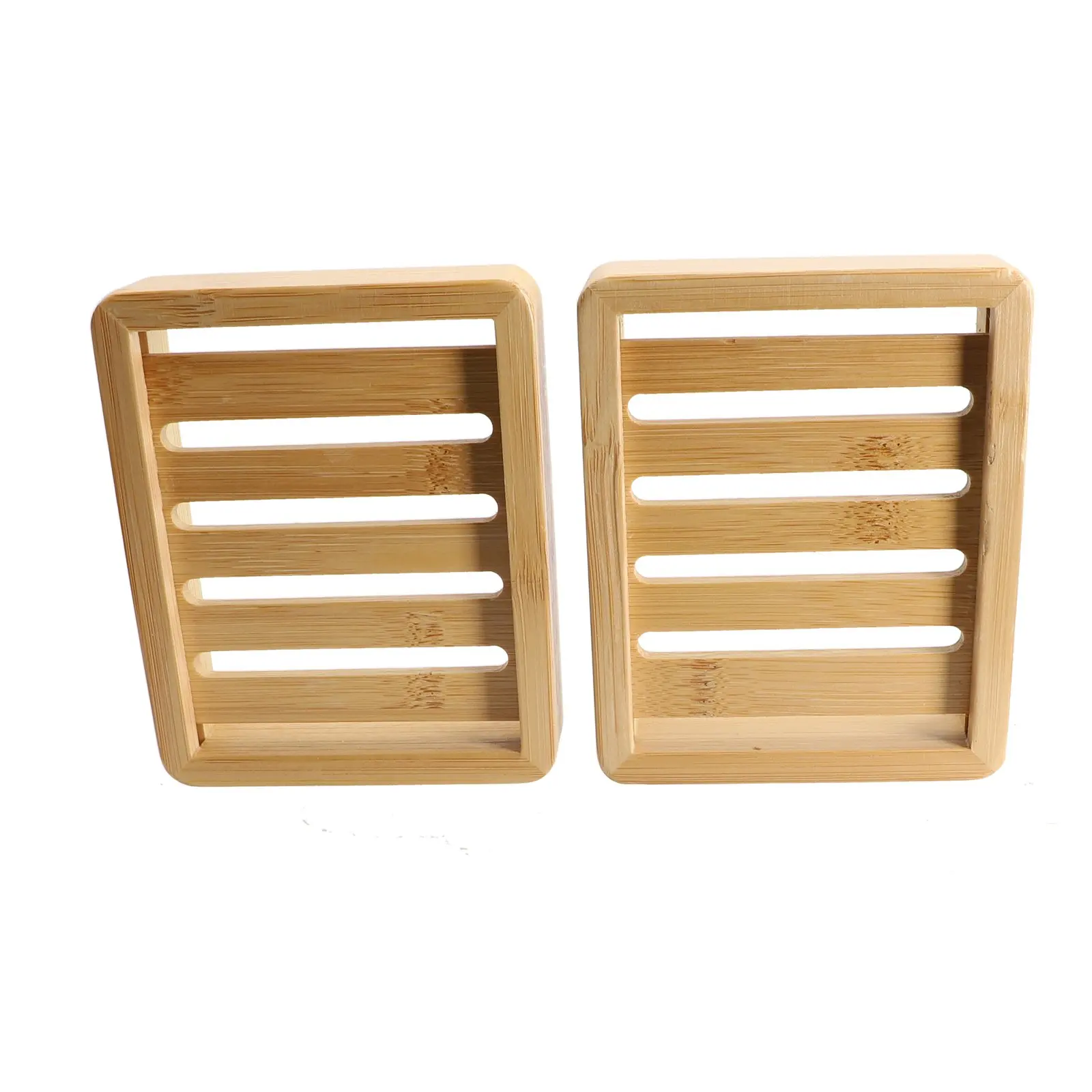 Holder Soap Holder Storage Soap Rack Wood Color 10*8.7*2.2cm 2pcs 47g Bamboo Soap Dish Natural Wooden Brand New