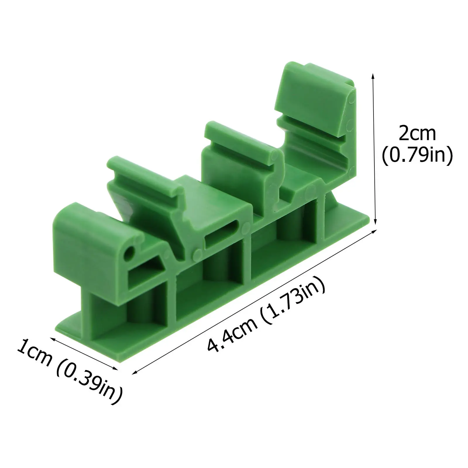 10 set Din Rail Mounting Adapter 35Mm Universal Bracket For Pcb Din Rail Fixing Clip Circuit Board Holder Hardware Mounting