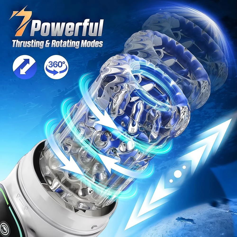 Automatic Masturbation Cup For Men With Thrusting And Rotation_voghion.com