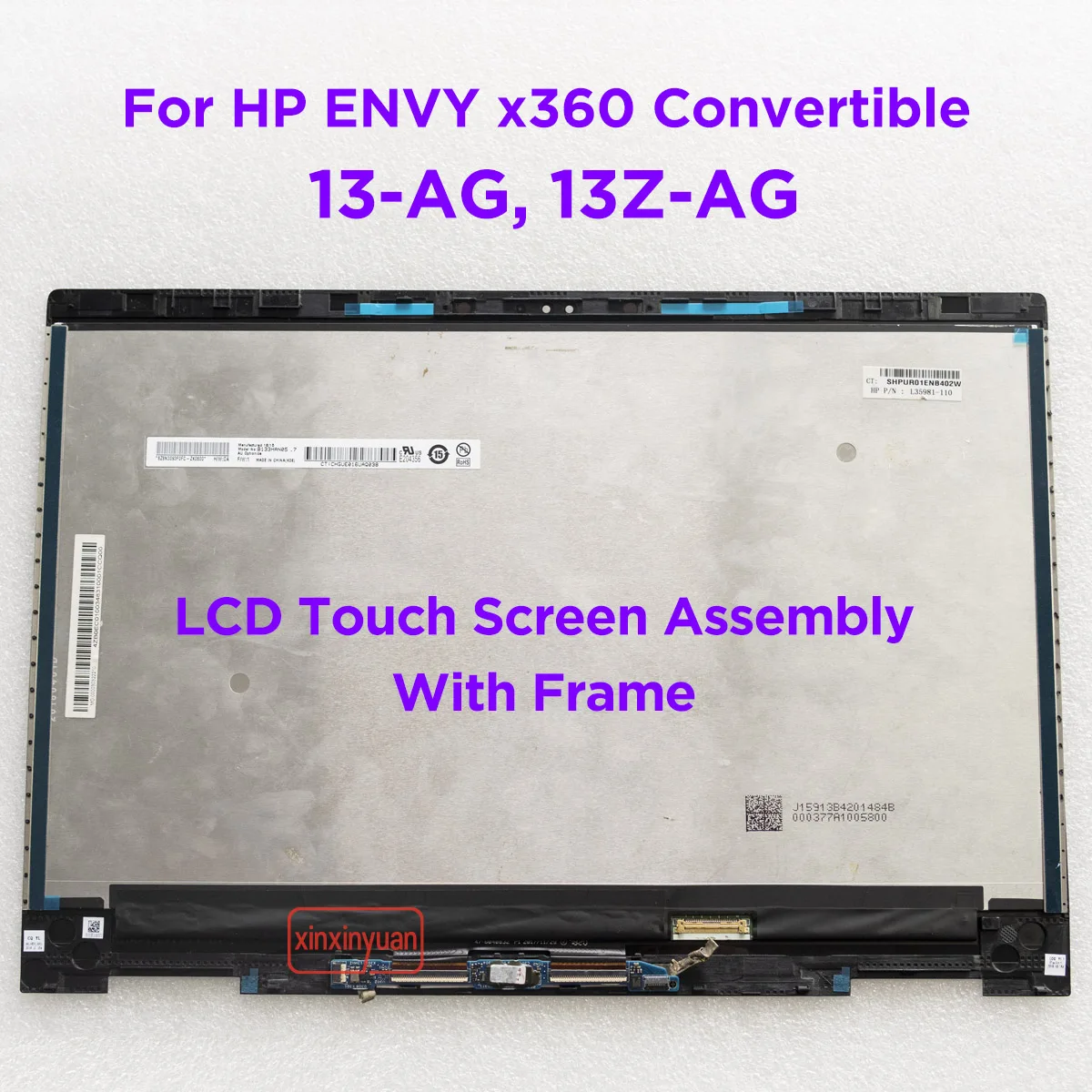 

13.3 LCD Touch Screen Digitizer Assembly For HP ENVY X360 13-AG 13Z-AG000 13M-AG0002DX 13-ag0048AU 13-ag0005la L19577-001