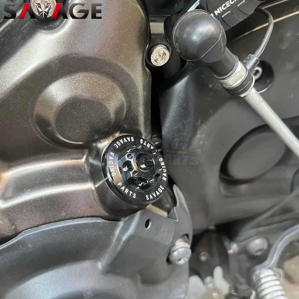 2025 MT07 محرك علبة المرافق غطاء مستقيم المسمار لياماها MT 01 03 09 10 25 FZ 07 6R 1 FZS1000 FJR1300 XTZ1200 XVS1300 غطاء التوصيل