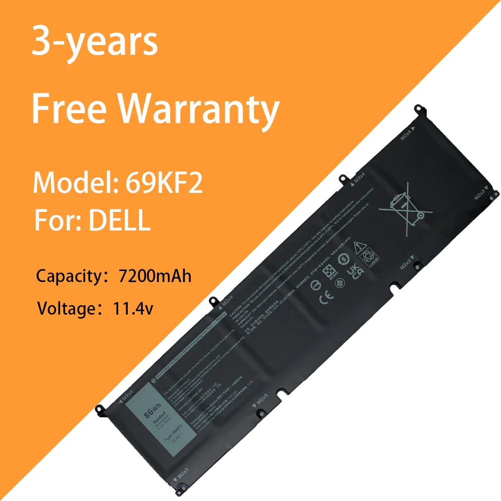 

69KF2 Аккумулятор для ноутбука Dell Alien M15/17 R3 R4 R5 G15 5510 5511