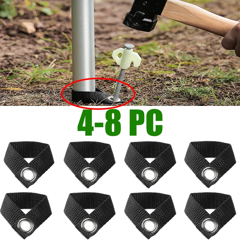 Outdoor Camping Tent Stake Holder Tent Peg Accessorie Canopy Pole Fixing Buckle Webbing Buckle Fixing Buckle Multitool Bushcraft