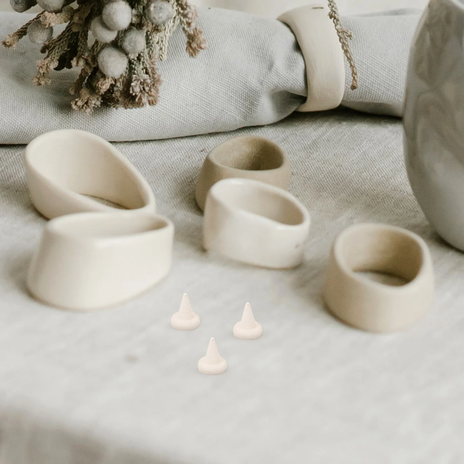 

10 Pcs Kiln Support Nail Pottery Ceramic Firing Crafts Tools Refractory Nails Clay Holder