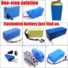 48V 20AH Lifepo4 三角バッテリー BMS 交換用 2500 ワット鉛酸電動自転車三輪車スクーター自転車 + 充電器バッグ 4