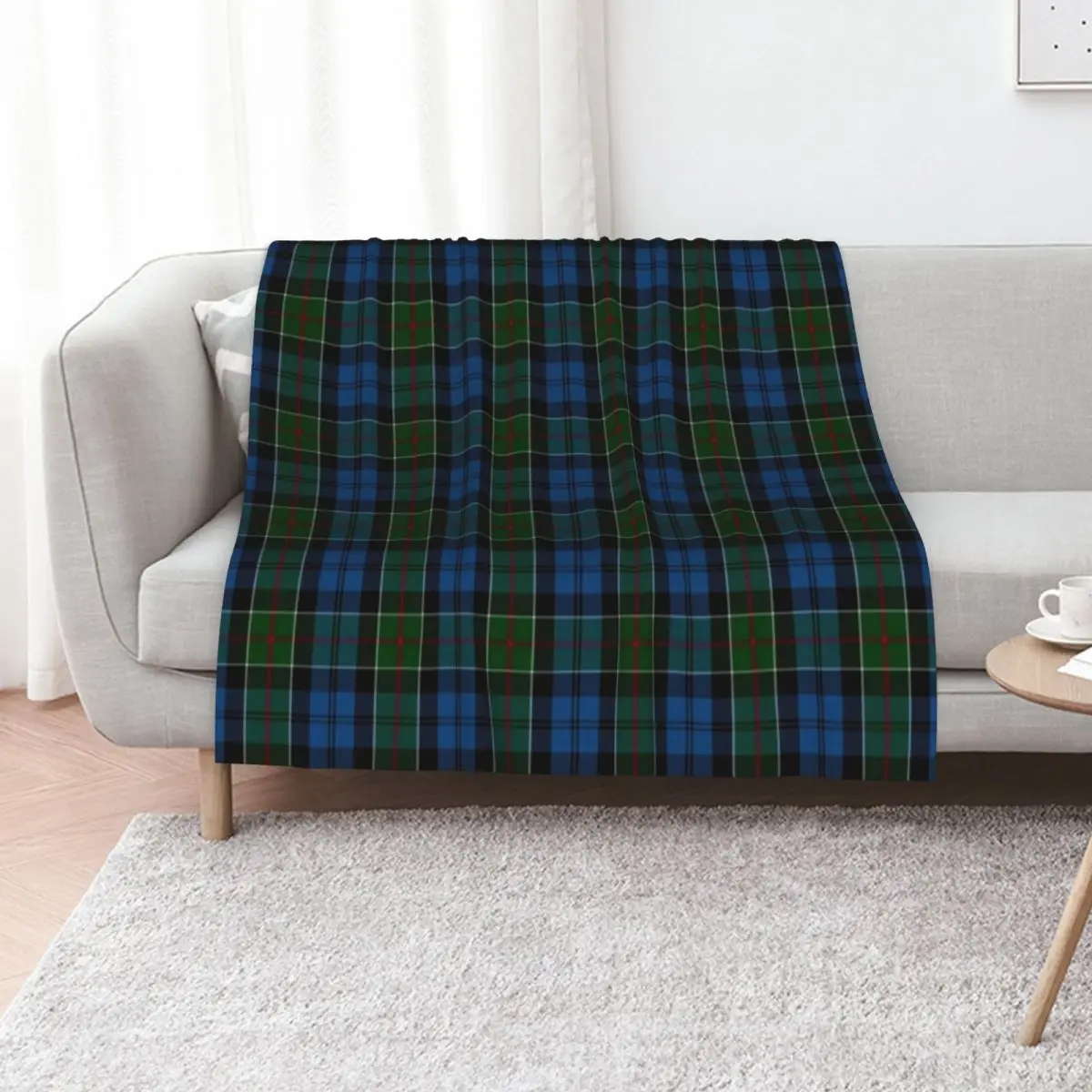 Colquhoun Clan Tartan (High Res) Throw Blanket Personalized Gift Multi-Purpose Decorative Sofas Tourist Heavy Sofa Blankets