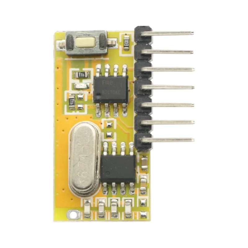 Receptor inalámbrico superheterodino RXC6, 433Mhz, PT2262, código estable para Arduino/AVR