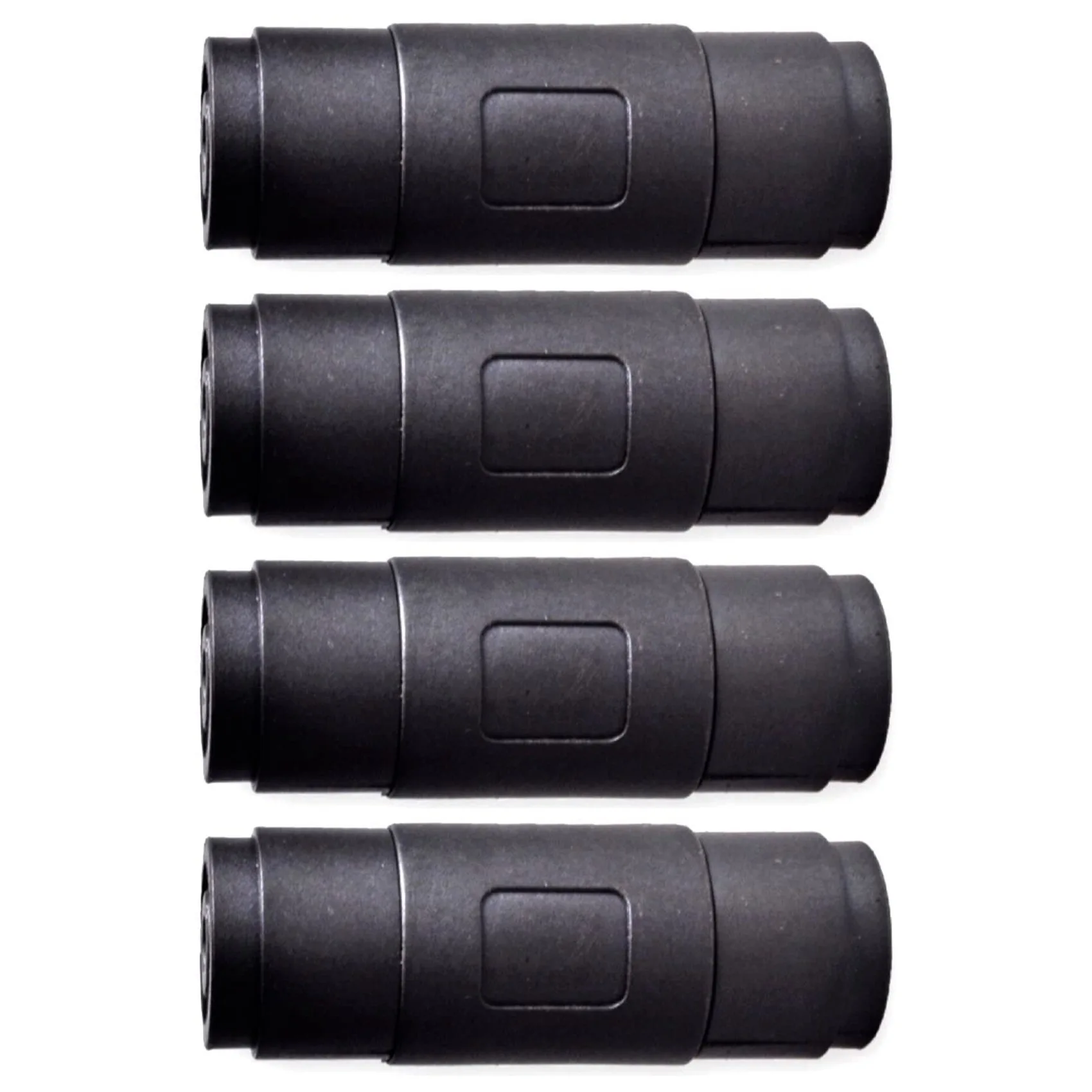 ABYL 4 pin altoparlante/amplificatore Speakon femmina-femmina connettore jack cavo accoppiatore dritto (confezione da 4)