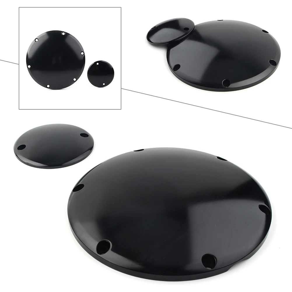 Motorcycle Aluminum Derby Timer Timming Clutch Cover for Harley Sportster XL1200 Iron 883 XL883 Black