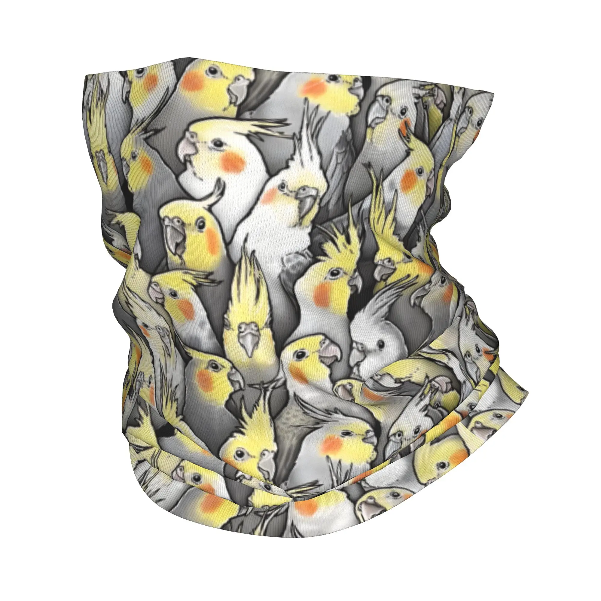 Custom Parrot Bird Bandana Neck Gaiter UV Protection Face Sc