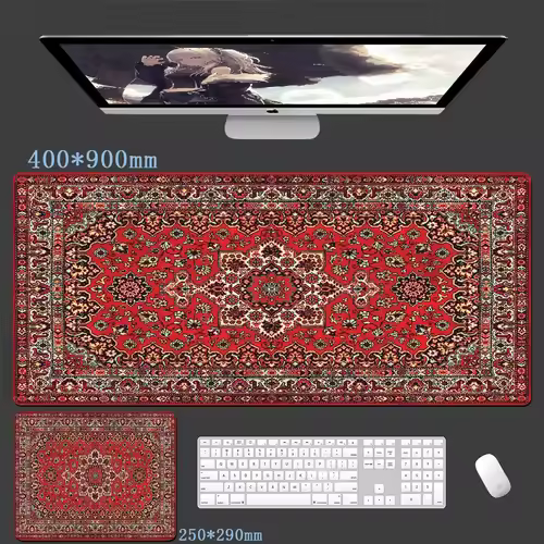 Persian Mouse Pad Large Xxl Big Office Carpet Mouse Mats Gamer Rug Desk Accessories Computer Table Pads Company Speed Extended - Image 8