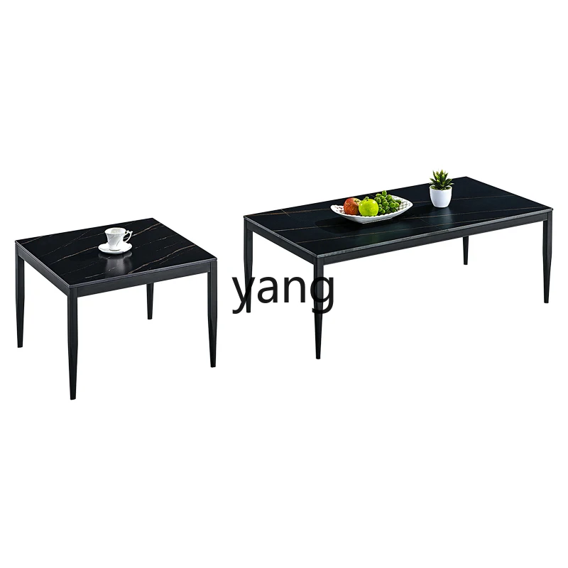 

YJQ coffee table combination office slate desktop square small long table combination