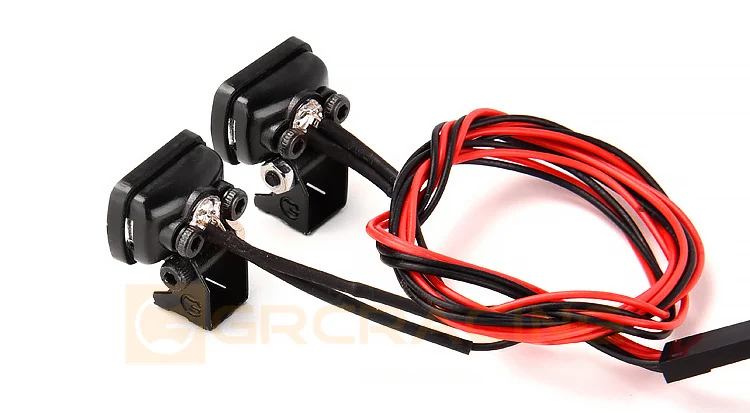 Grc 15mm Quadratische Led-leuchten Scheinwerfer Suchscheinwerfer Rücklicht Für 1/10 Rc Auto Trx4 Defender Bronco Trx6 Axial Scx10 D90 d110 G157nw – Detail 5