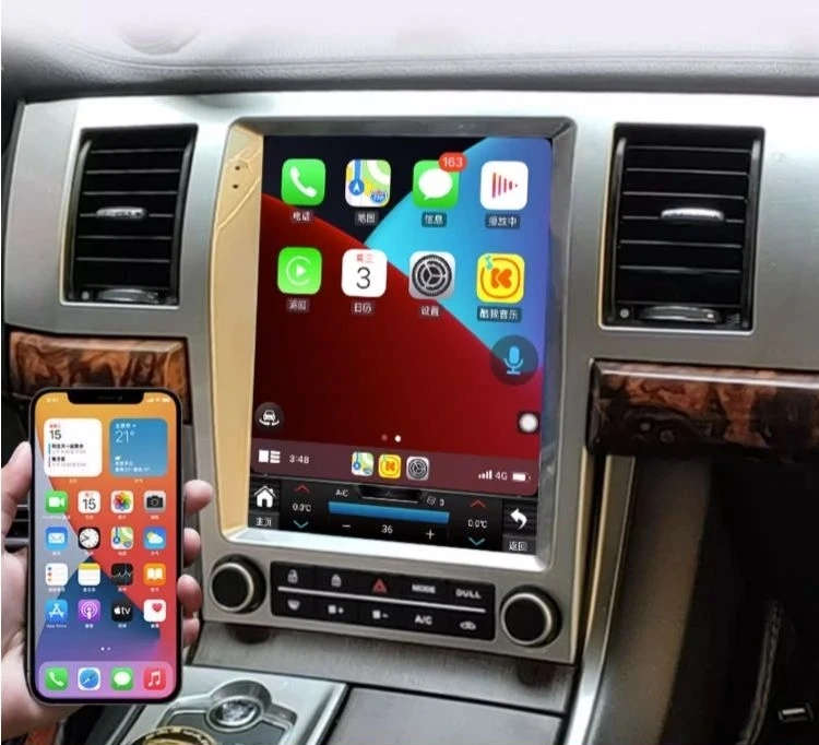 Carplay Android14 Radio Receiver Multimedia For Jaguar XF 2004 -2015 BT Head Unit