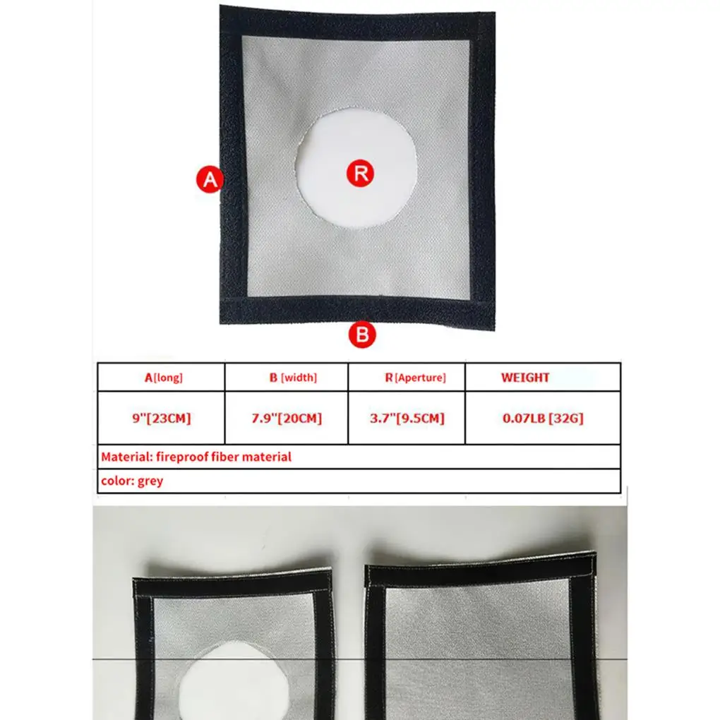 Pièce de tente de gril arrang, réchaud, fournitures de camping, fabrication fine, résistance à la chaleur, pièces de rechange durables