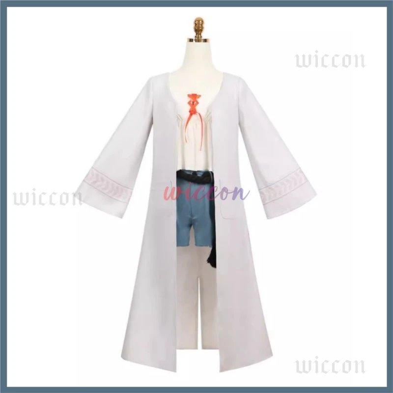 Anime Game Gakuen IDOLM@STER Hiro Shinosawa Cosplay Costume Daily White Coat Shorts Uniform Adult Woman Sexy Halloween Suit