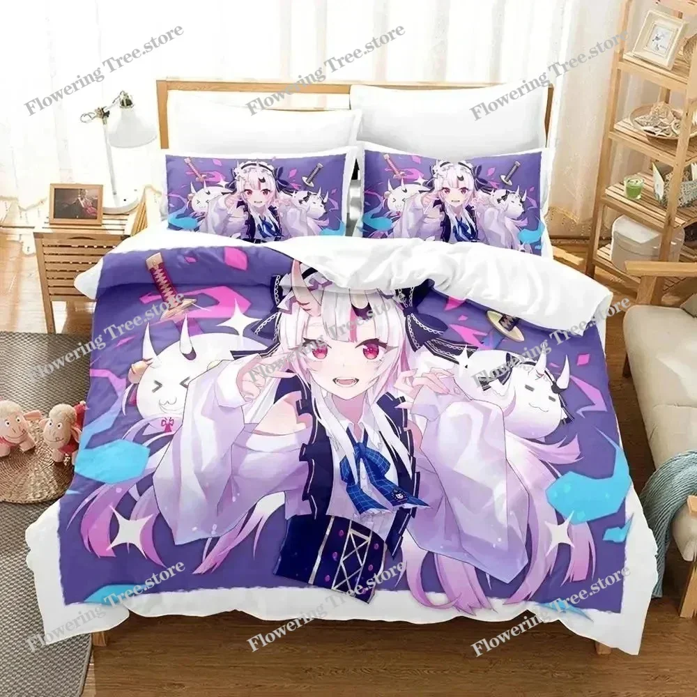 

Anime Akai Haato Bedding Set Duvet Cover Bed Set Quilt Cover Pillowcase Comforter King Queen Size Boys Adult Bedding Set029