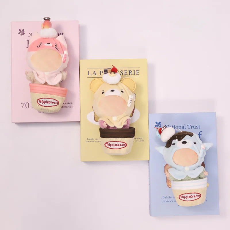 First and second generation vinyl blind boxes, 17cm doll clothes, animal summer ice cream-shaped clothes, cute sets