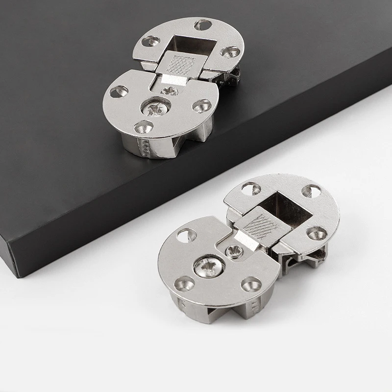 

Concealed Flip-Down Hinge for Foldable Dining Table, 90 Degree Folding 180° Flat Hidden Hinge zinc alloy hidden hinge