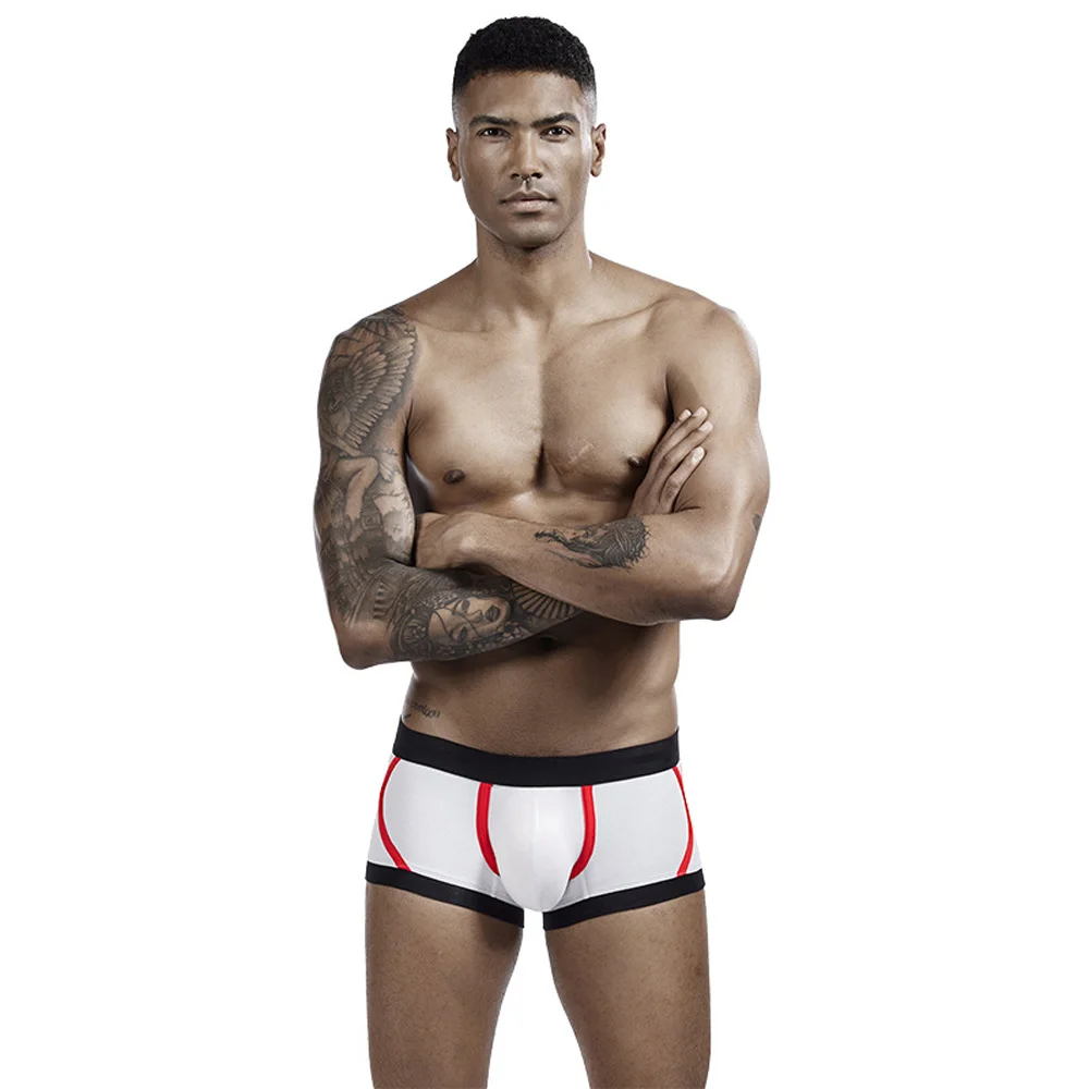 

Men's Boxer Briefs in The Low Waist Belly Four-cornered Men's Underwear Foreign Trade Manufacturers Wholesale