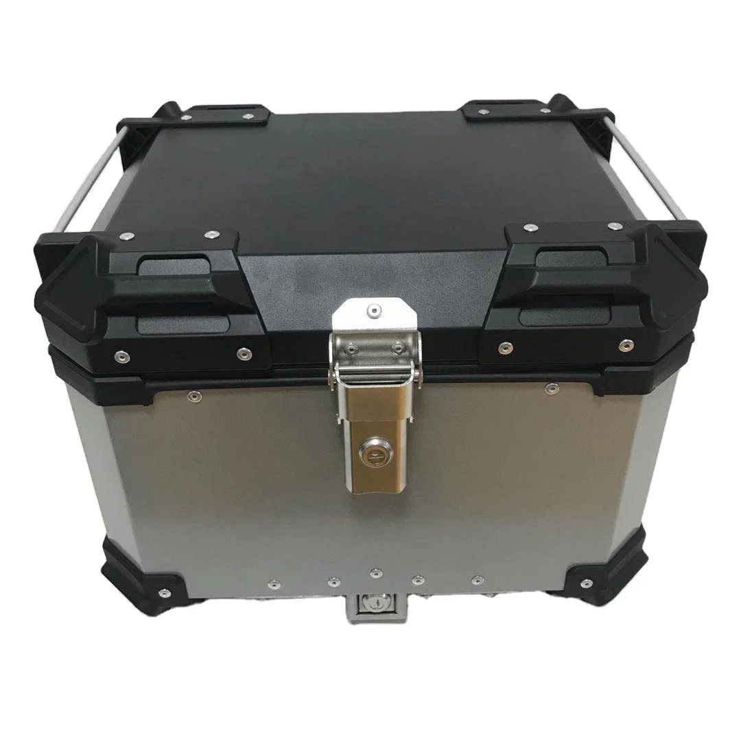 

STLF 45L rear scooter cargo fiberglass delivery Quickly release lock motorcycle aluminum top box