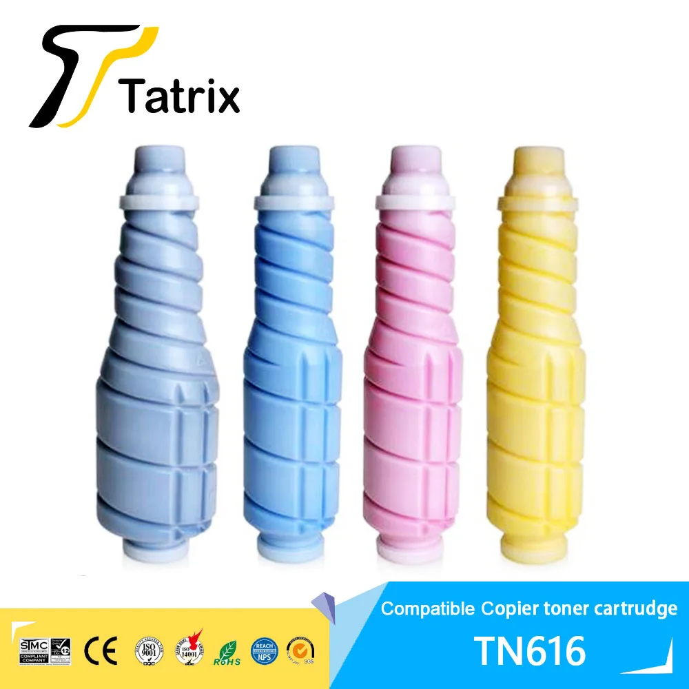 Tatrix tn616 tn-616 Compatible copier toner cartridge for Konica Minolta Bizhub Press C6000 C7000 For Bizhub PRO C5500 C6500P