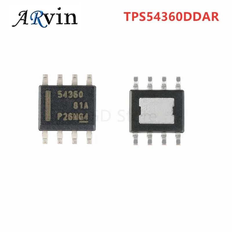 

5PCS TPS54360 SOP8 Conv DC-DC 4.5V to 60V Step Down Single-Out 0.8V to58.8V 3.5A Automotive 8-Pin HSOP TPS54360DDAR