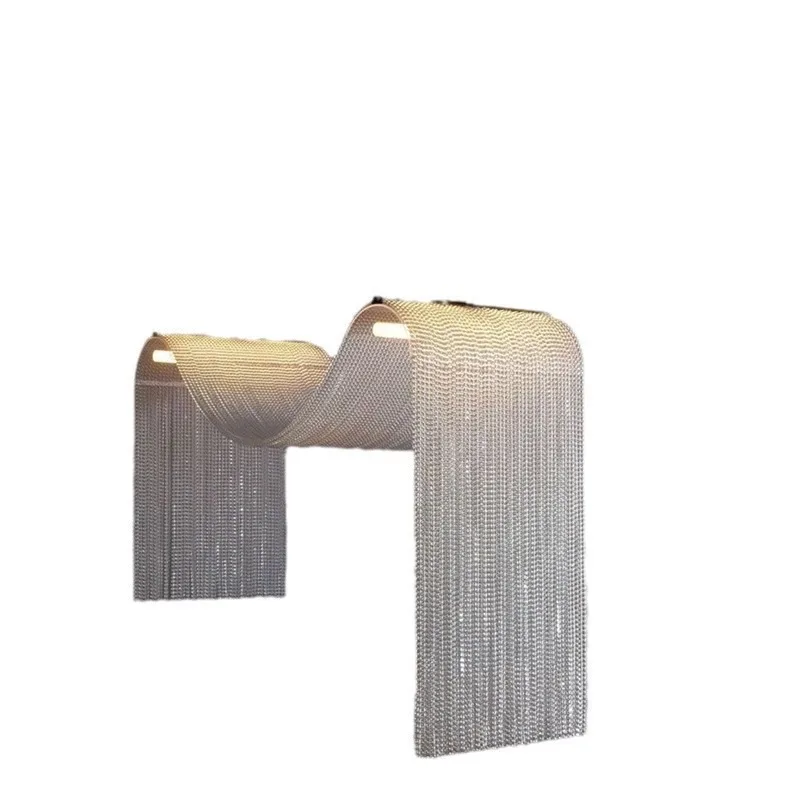Modern simple restaurant chandelier, creative personality flow comb Nordic style designer chandelier bar