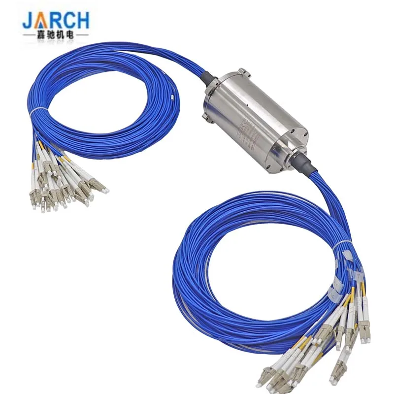 2026 Through bore electrical slip ring rotating joint slid fiber optic slip ring power 10 amp