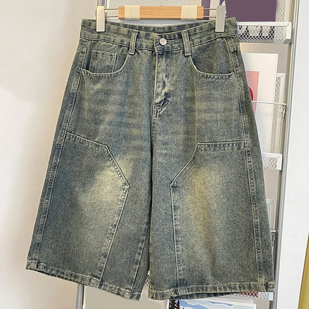 

Comfortable All Season Shorts Mens Shorts Elastic Waist Pants Cropped Pants Brand New Condition Medium Waist Style
