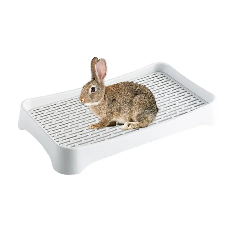 Bunny Litter Box Bunny Toilet Litter Box Potty Trainer Sturdy Bunny Box Litter Pan Pet Pan Toilet For Adult Guinea Pigs Rabbits