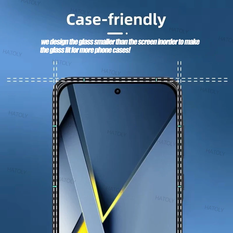 Protector de pantalla para Xiaomi Poco F8 Pro, vidrio templado, cubierta completa de pegamento, cristal de teléfono, Xiaomi Poco F8 Pro, 2/4 Uds.