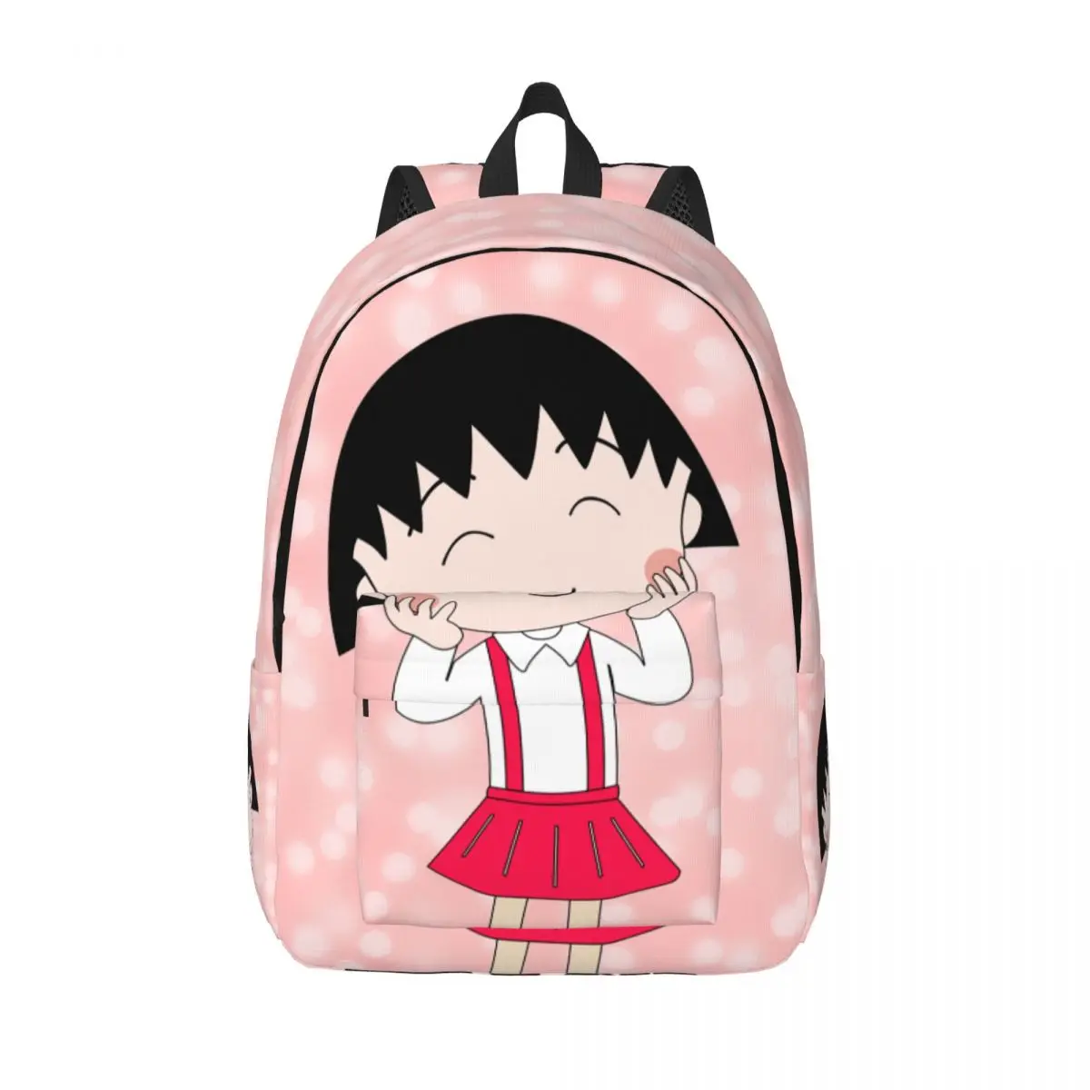 

Chibi Maruko Cartoon Anime Backpack Men Women Casual School Business Daypack Chan Sakura Kyoko Laptop Computer Shoulder Bag Gift