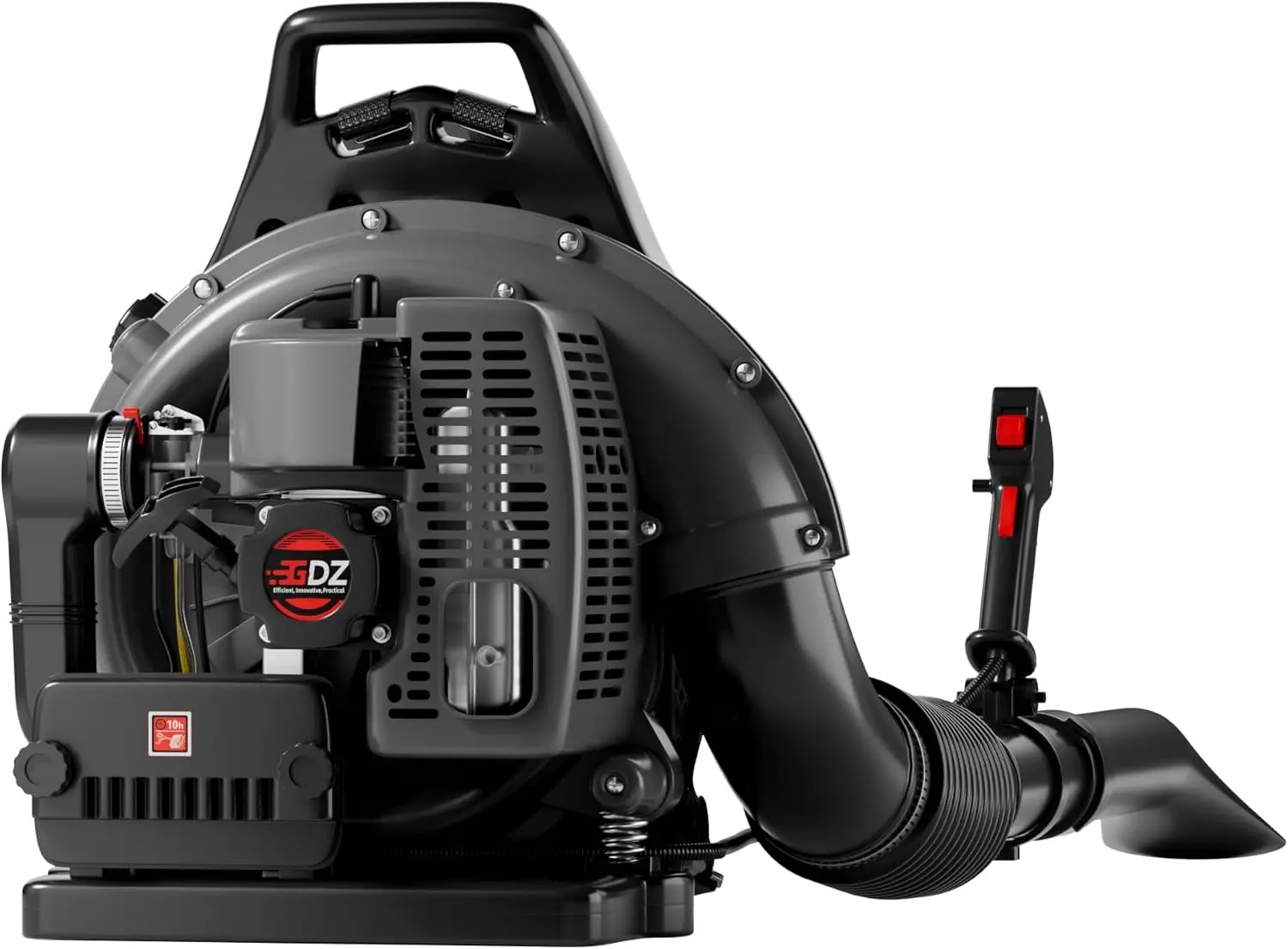 

Двухтактный ранцевый воздуходув для листьев, 665 CFM и 205 миль/ч, высокая мощность для ухода за газоном и уборки снега