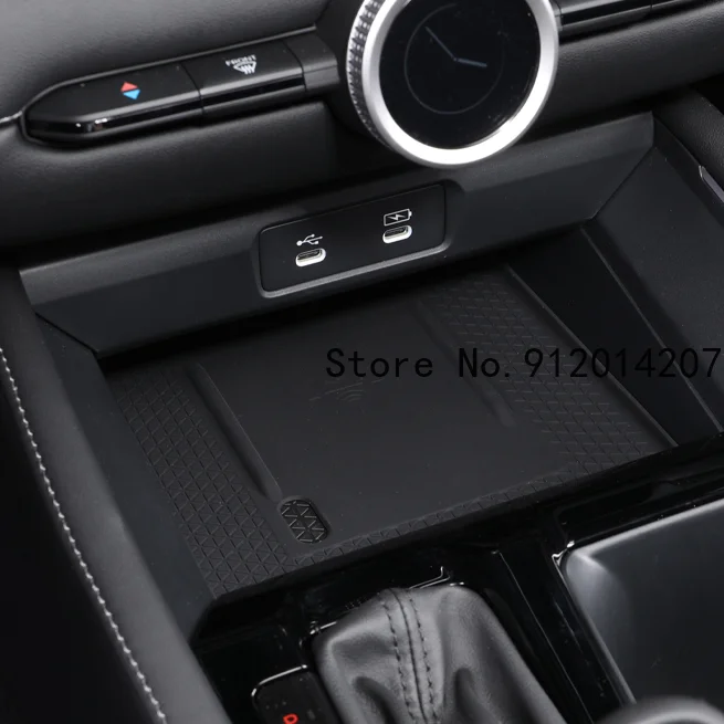 For Honda Accord 2023 Wireless Charging Pad Non-Slip Mat Dust-Proof Charger Protect Cover Car Accessories For Left Hand Drive