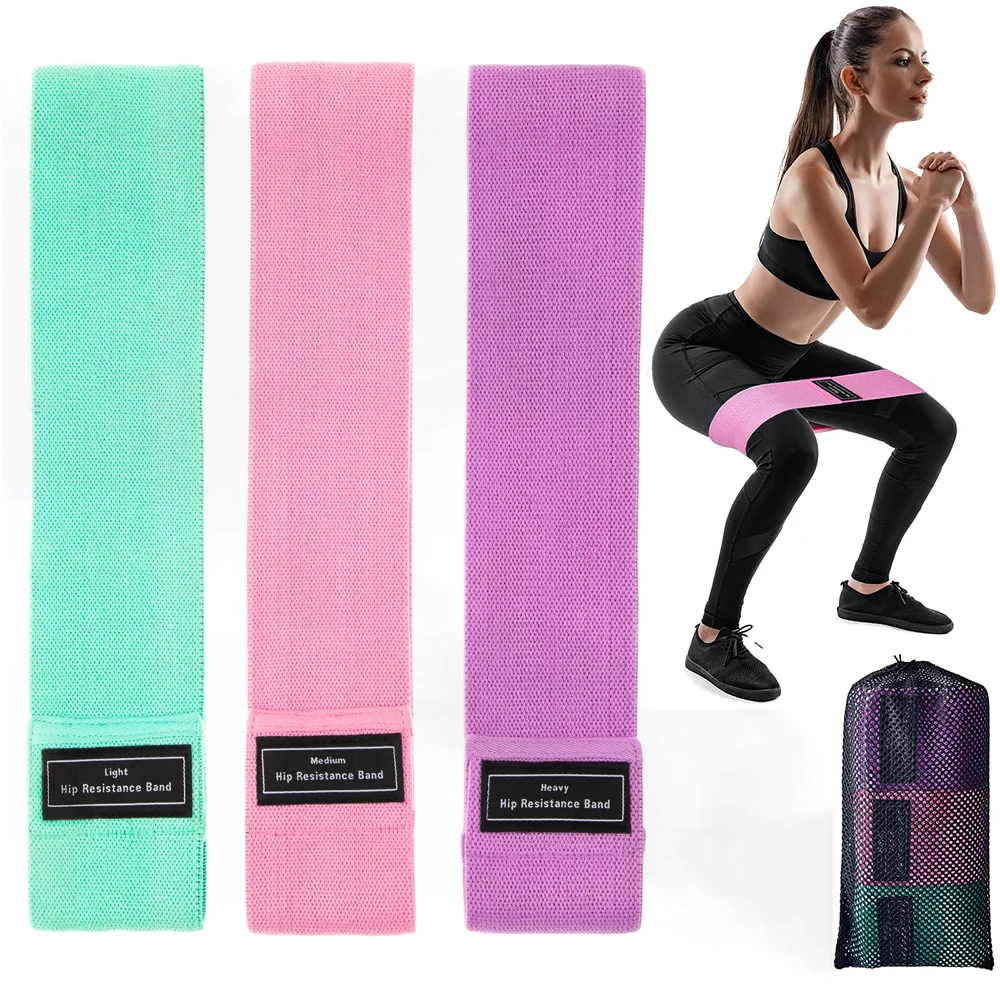 1/3PCS Fitness Übung Stretch Hüfte Widerstand Bands Yoga Beine Butt Anti Slip Elastische Bodybulding Übung Workout ausrüstung