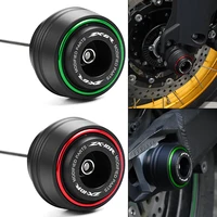 Para Kawasaki NINJA ZX-6R NINJA ZX-10R 2010-2024 2025 accesorios de motocicleta rueda delantera trasera horquilla marco deslizante Protector eje