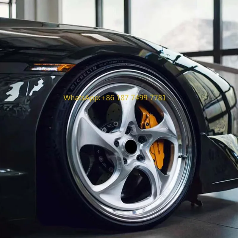 

Кованые колеса из 2 предметов на заказ 5x1143, 5x120, 6x1397, роскошные диски из алюминиевого сплава, подходят для автомобильных колес Ferrar C8 18-26 дюймов