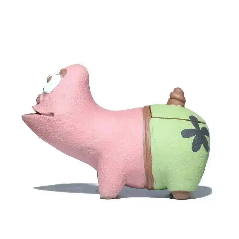 Zisha Cartoon Handheld Teapot Tea Pet for Tea Brewing