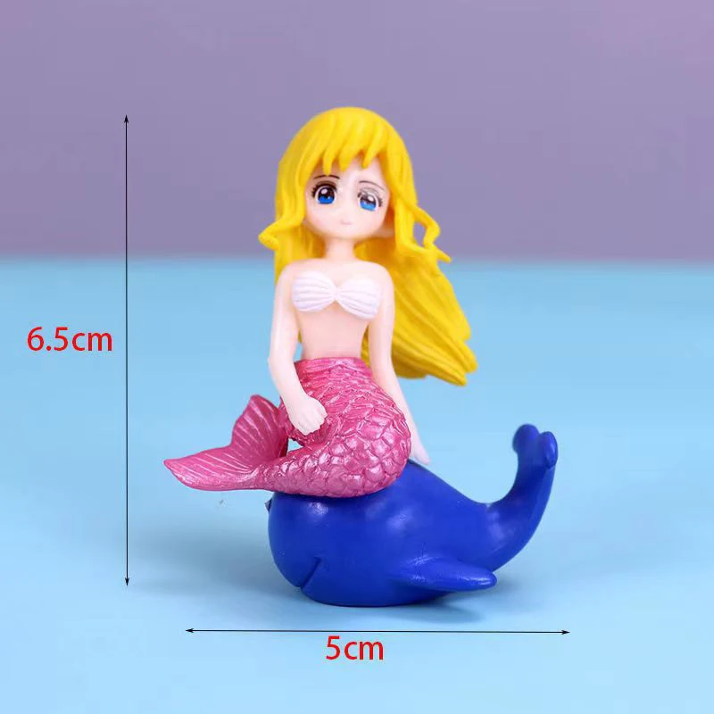 Aquarium Ornament Mermaid Resin Ornament Creative Cartoon Aquarium Fish Tank Landscaping Decoration