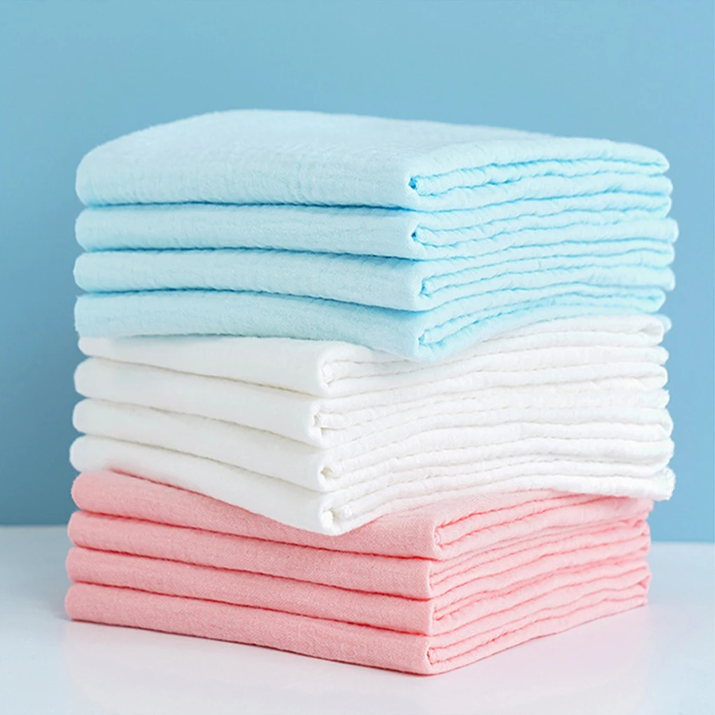 

100% Cotton Baby Gauze For Newborn Nappy Changing 43x45cm Washable Reusable Double Layer Soft Baby Diapers Towels 100Pcs