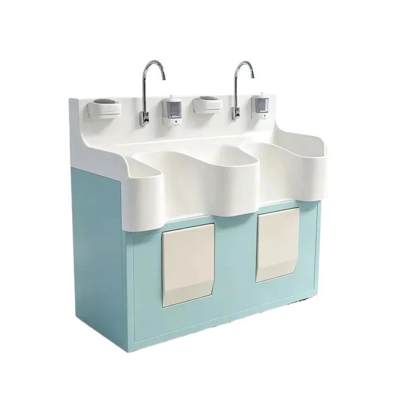 for 304 Stainless Steel Acrylic Infrared Induction Wash Basin Non Contact Drain 40L Hospital Medical