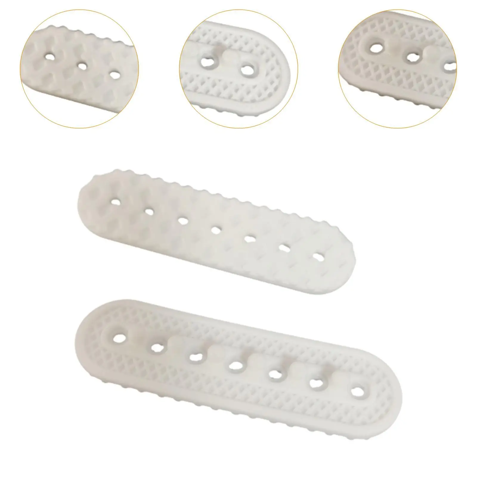 Snapback Hat Extension Fastener Silicone 7 Holes Buckle Adjuster Accessory for Baseball Cap Size Customization