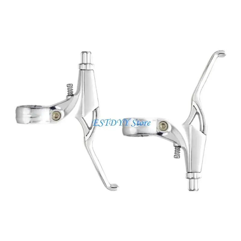 

G6DE Durability Aluminum Alloys Brake Levers Mountain Folded Bike Brake Handlebars for Mountain and City Commuters Bike