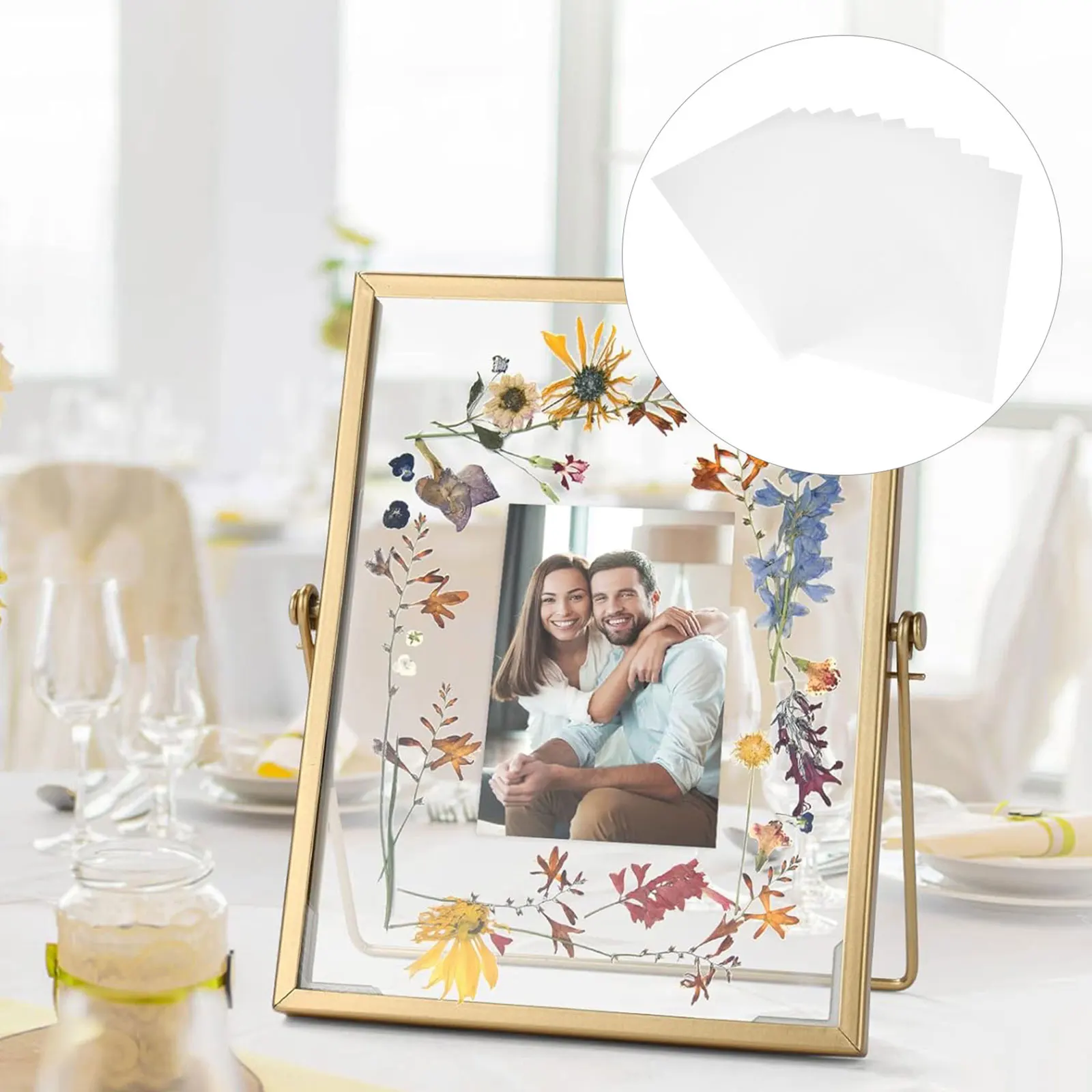 10Pcs Clear Hard PVC Film Sheet High Transparency Plastic for DIY Craft Projects Frame Covers Display Artwork Protection Panels