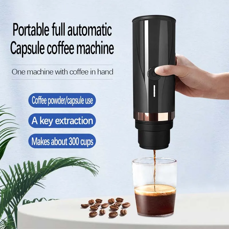 

Portable Coffee Smart can wireless heating coffee machine outdoor travel powder coffee capsule electric water cup